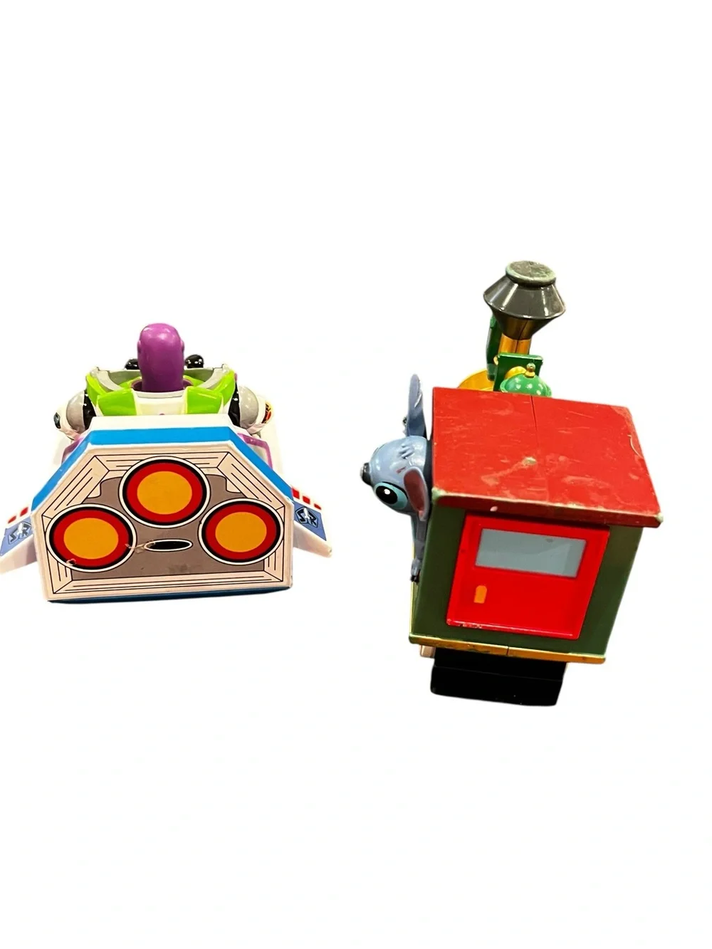 Disney Parks Stitch Pull Back & Go Train Toy Story Buzz Lightyear lot